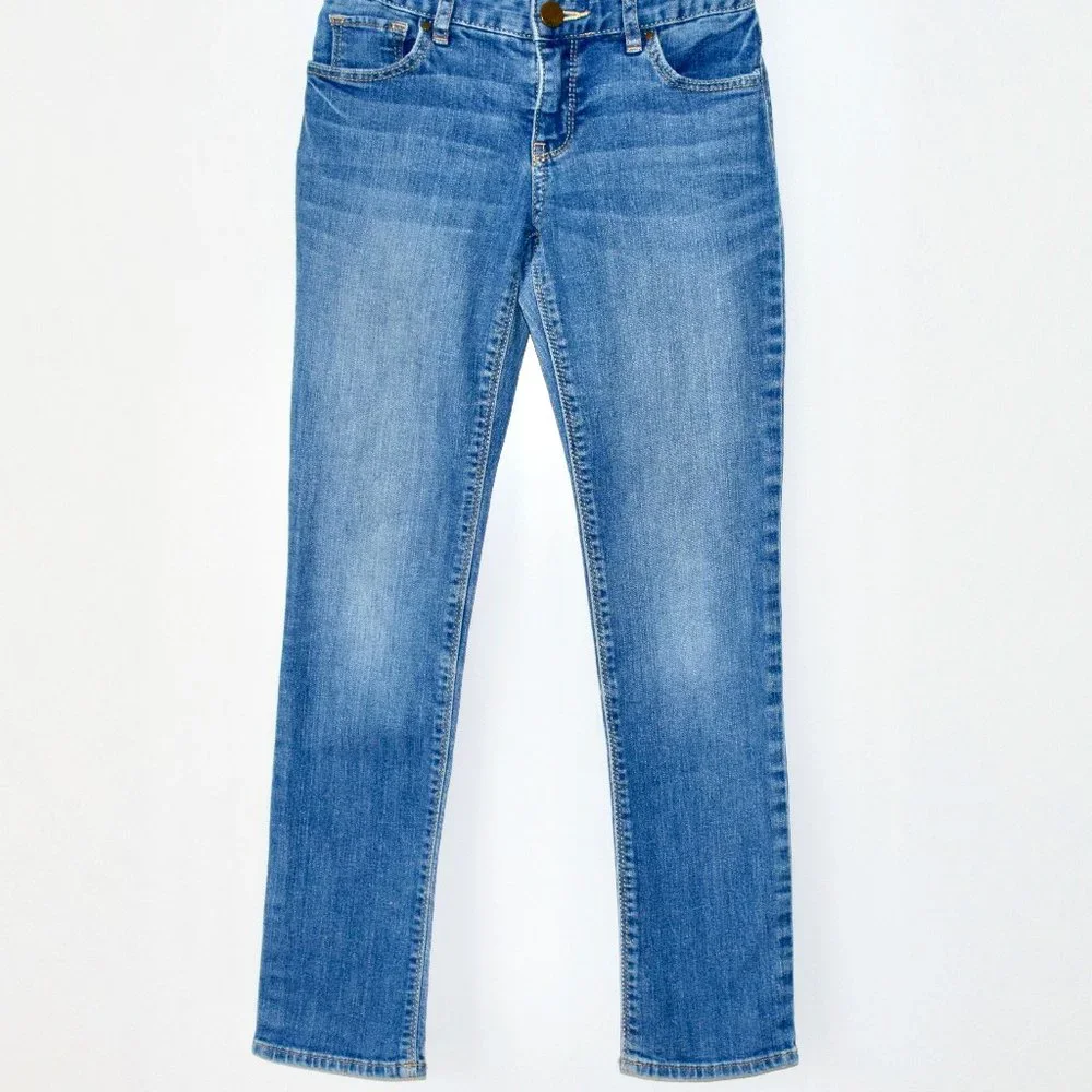 Gap Kids Super Skinny Denim Adjustable Waistband Jeans - Size 10 Regular